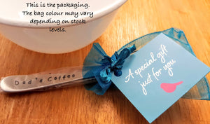 Fork And Spoon Wedding Anniversary Fork,Fork Puns, Hand Stamped Fork