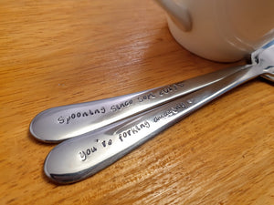 Custom spoon And Fork Set, You're Forking Amazing,Gift, Wedding, Anniversary