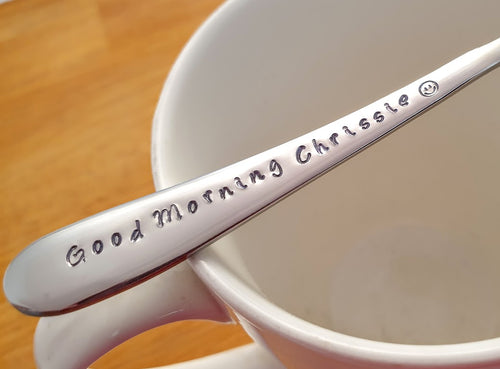 Custom  Hand-stamped Spoon