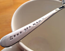 Load image into Gallery viewer, Love You Mum Hand Stamped Teaspoon