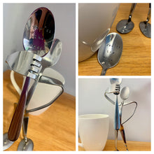 Load image into Gallery viewer, Spoon Man Sculpture With Custom Spoon