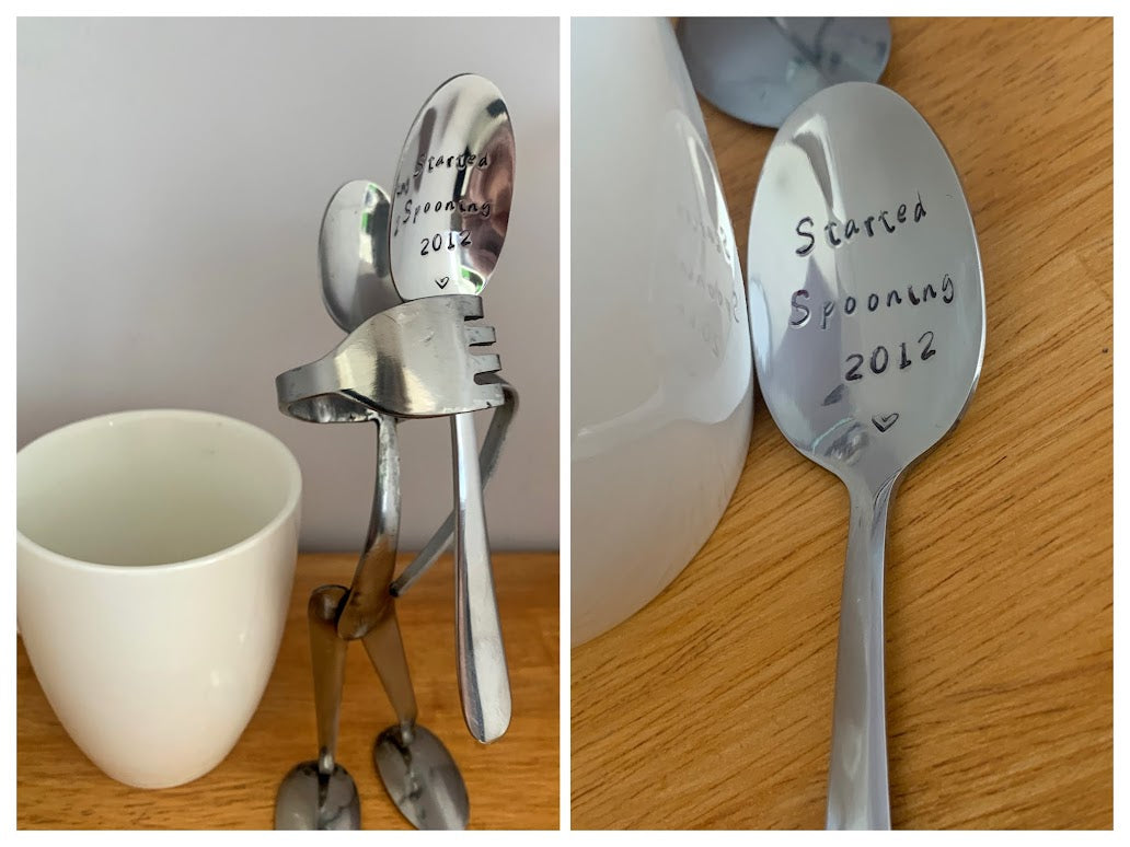 Spoon Man Sculpture With Custom Spoon