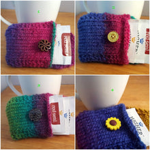Load image into Gallery viewer, 100% Pure Wool Knitted Herbal Tea Wallet