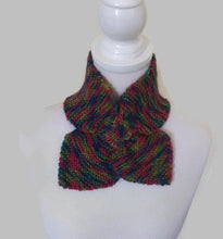 Load image into Gallery viewer, Rainbow Pure Wool  Bow Tie Scarf